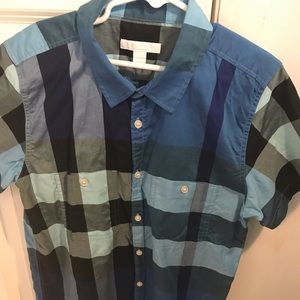 Authentic Kids Burberry Checkered Button Down